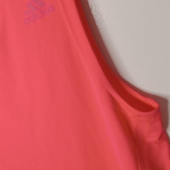 Adidas Men's Large Bright Orange Aeroready Tee, Activewear , Athleisure - Picture 3 of 10